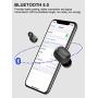 Tepoinn Wireless Earbuds, Bluetooth 5.0 True Wireless Earphones with Microphone,One-Step Pairing,35H Playing in-Ear Bluetooth Headphones Sports Headset, Black