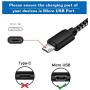 Android Charger Cable, HI-CABLE Micro USB Cable [2 Pack/6FT] with 2-Pack Dual Port USB Wall Charger Fast Charging Compatible with Samsung Galaxy S7 S6 J8 J7 Note 5,Kindle,LG,PS4,Camera (Black)