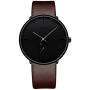 Mens Watches Minimalist Ultra Thin Waterproof Fashion Dressy Wrist Watch for Men Business Casual Luxury Quartz Analog Watch