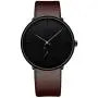Mens Watches Minimalist Ultra Thin Waterproof Fashion Dressy Wrist Watch for Men Business Casual Luxury Quartz Analog Watch