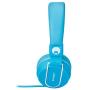 Rockpapa 950 Stereo Lightweight Foldable Headphones Adjustable Headband with Microphone 3.5mm for Cellphones Smartphones iPhone Tablets Laptop Computer Mp3/4 DVD White Blue