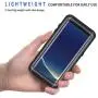 Lanhiem Galaxy S8 Case, IP68 Waterproof Dustproof Shockproof Case with Built-in Screen Protector, Full Body Sealed Underwater Protective Cover for Samsung Galaxy S8 (Black/Gray) Lanhiem Galaxy S8 Case, IP68 Waterproof Dustproof Shockproof Case with Built-in Screen Protector, Full Body Sealed Underwater Protective Cover for Samsung Galaxy S8 (Black/Gray)