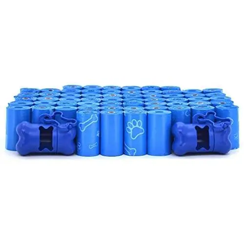 Best Pet Supplies Dog Poop Bags, Rip-Resistant and Doggie Waste Bag Refills with d2w Controlled-Life Plastic Technology