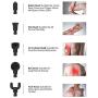 RENPHO Massage Gun Deep Tissue, Portable Massager Gun Deep Tissue Weighted Only 1.5lbs, Handheld Percussion Massage Gun Muscle for Home Gym Office Post-Workout Recovery Pain Soreness Relief