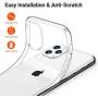 TORRAS Crystal Clear iPhone 11 Pro Case, [Anti-Yellowing] Soft Silicone Shockproof Thin Cover Slim Gel Phone Cases for iPhone 11 Pro 5.8 inch, Crystal Clear