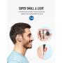 Ture Wireless Earbuds, Bluetooth Earbuds with Microphone, IPX7 Waterproof, CVC8.0 Noise Cancelling, Stereo Sound, USB C, 40H Playtime with Mini Charging Case, for iOS/Android (White)