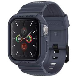 Spigen Rugged Armor Pro Designed for Apple Watch Case for 44mm Series 5 / Series 4 - Charcoal Gray