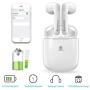 Canmixs True Wireless Earbuds,Gym Bluetooth Earphones for Running T12 TWS Wireless Earbuds Micro Earpiece with Charging Case Cordless in-Ear Stereo Headphones for iPhone Android