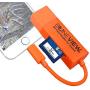 BoneView SD Card Reader for iPhone - Trail Camera Viewer Reads Memory Chip from Any Deer Hunting Scouting Game Camera, Plays Video & Photos on All Apple iOS iPad and iPhone Smartphones