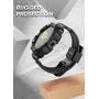 SUPCASE [Unicorn Beetle Pro] Series Case for Galaxy Watch Active 2 [44mm] 2019 Release, Rugged Protective Case with Strap Bands for Galaxy Watch Active 2 [44mm] (Black)