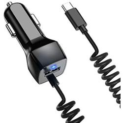 USB C Car Charger Compatible Samsung Galaxy S10 S10+ S10e S9 S8 S9+ S8 Plus Note 10 Plus/10/8/9 Car Charger, Google Pixel XL/2/2 XL/3/3 XL/3a Type C Car Charger