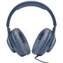 JBL Quantum 100 - Wired Over-Ear Gaming Headphones - Blue