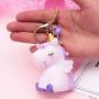 3 Pack Unicorn Phone Stand/Keychains/Squishies for Party Supplies - Multi-Functional Phone Holder - Desktop Cell Phone Adjustable Stand - Gift for Girls and Unicorn Theme Party (Unicorn/Keychains)