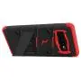 ZIZO Bolt Series for Galaxy S10 Case with Kickstand Holster Lanyard - Black & Red