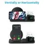 WATOE Wireless Charger 3 in 1 Charging Station for Apple Watch and Airpods Qi Fast Wireless Charger Stand Compatible iPhone 11/11 Pro/X/XS/XR/Xs Max/8 Plus Compatible Apple Watch Series 5/4/3/2/1 WATOE Wireless Charger 3 in 1 Charging Station for Apple Watch and Airpods Qi Fast Wireless Charger Stand Compatible iPhone 11/11 Pro/X/XS/XR/Xs Max/8 Plus Compatible Apple Watch Series 5/4/3/2/1