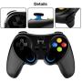 LIJUN-Game Mobile Game Control per PUGB, Ninja Bluetooth Gamepad Wireless Controller Mobile Phone Game Free Fire Button Joystick Gamepad Six Finger All-in-One Mobile Game Controller