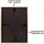 Golden State Art, 5x7 Rose Gold Aluminum Photo Frame - Ivory Mat for 4x6 Picture - Easel Stand for Table/Desk Top - Swivel Tabs - Landscape/Portrait - Real Glass (5x7)