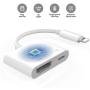 [Apple MFi Certified] Lightning to HDMI, 1080P HDMI Sync Screen Digital Audio AV Converter with Charging Port Compatible for iPhone, iPad, iPod on HDTV/Projector/Monitor, Support iOS 13[Must be Power]