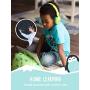 Planet Buddies Kids Headphones, On Ear Headphones for Kids, Volume Safe Foldable Wired Earphones for School, Travel, Phone, Kindle - Blue Penguin