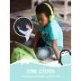 Planet Buddies Kids Headphones, On Ear Headphones for Kids, Volume Safe Foldable Wired Earphones for School, Travel, Phone, Kindle - Blue Penguin