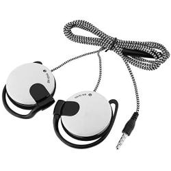 Festnight 3.5mm Wired Gaming Headset On-Ear Sports Headphones Ear-Hook Music Earphones w/Microphone in-line Control for Smartphones Tablet Laptop Desktop PC