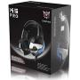 Gaming Headset for PS4, Xbox One, PC Headphones with Microphone LED Light Mic for Nintendo Switch Playstation Computer, K5 pro (Black&Blue)