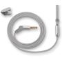 JLab Audio J6 High Fidelity Metal Ergonomic Earbuds Style Headphones, Guaranteed for Life - Titanium Silver