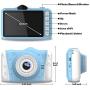 WOWGO Kids Digital Camera - 12MP Childrens Camera with Large Screen for Boys and Girls, 1080P Rechargeable Electronic Camera with 32GB TF Card