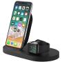 Belkin F8J235ttBLK Boost Up Wireless Charging Dock (Apple Charging Station for Iphone + Apple Watch + USB Port) Apple Watch Charging Stand, iPhone Charging Station, iPhone Charging Dock (Black)