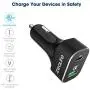 Fast USB C Car Charger, Zealife 63W Type C Car Adapter with Power Delivery & Quick Charge 3.0 Technology, Compatible iPhone 11 Pro Max/XR/XS Max/X, Galaxy S10/S9, Pixel 3a/3/XL, iPad Pro,MacBook Air
