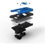 Zizo Bolt Series iPhone 8 Plus /7 Plus/ 6 plus/6s plus Case - Tempered Glass Screen Protector with Holster and 12ft Military Grade Drop Tested (Blue & Black)