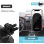 Wirelsss Car Charger,QI Fast Charging Air Vent Holder Auto-Clamping Smart Sensor Phone Holder for Car Compatible with iPhone 11/11 Pro/11 Pro Max/Xs MAX/XS/XR/X/8/8+,Samsung S10/S10+/S9/S9+