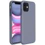 Miracase Liquid Silicone Case Compatible with iPhone 11 6.1 inch(2019), Gel Rubber Full Body Protection Shockproof Cover Case Drop Protection Case (Lavender Gray)