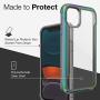 X-Doria Raptic Shield, iPhone 11 Case (Formerly Defense Shield) - Military Grade Drop Tested, Anodized Aluminum, TPU, and Polycarbonate Protective Case for Apple iPhone 11, Iridescent