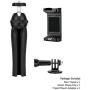 Mini Cell Phone Tripod Stand with Cold Shoe, Tabletop Tripod with 360 Degree Ball Head, Small Vlog Handheld Tripod for iPhone Android Phone Smartphone Sports Action Camera Recorder & Compact Camera