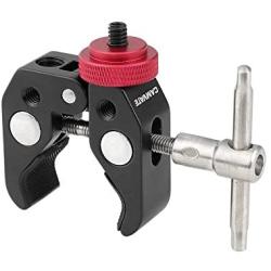 CAMVATE Super Clamp with 1/4"-20 to 1/4"-20 Screw Converter