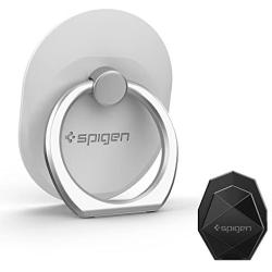 Spigen Style Ring Cell Phone Ring Phone Grip/Stand/Holder for All Phones and Tablets - White