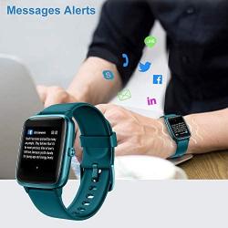 Willful Smart Watch for Android Phones and iOS Phones Compatible iPhone Samsung, IP68 Swimming Waterproof Smartwatch Fitness Tracker Fitness Watch Heart Rate Monitor Smart Watches for Men Women Green