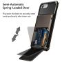 Vofolen for iPhone 6s Case iPhone 8 Wallet iPhone SE 2020 Case Credit Card Holder ID Slot Pocket Dual Layer Protective Bumper Rugged TPU Rubber Armor Hard Shell Cover for iPhone 6 6s 7 8 SE2 Gun Color