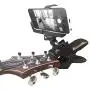 Guitar Headstock Cell Phone Clamp Clip Mount for Smartphones and Gopro Action Cameras ~ Close Up Home Music Recording - Also Work for Any Microphone Stand or Music Tripods