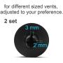 Magnetic Phone Car Mount Vent Strong 2 Pack, VOLPORT Universal Air Vent Magnetic Car Mount Airvent Clip Magnet Cell Phone Holder for Car with Mount Metal Plates Compatible for iPhone 11, Galaxy S10