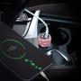Quick Charge Car Charger, SAVORI QC3.0 Dual USB Car Adapter Bling Rhinestones Crystal Fast Charging Car Decors Compatible for iPhone Xs Max XR X Plus, iPad Pro/Air 2/Mini, Samsung Galaxy (Pink)
