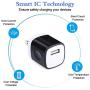 USB Wall Charger, Hootek USB Plug 5-Pack 1A/5V USB Wall Charger Box Charging Block Cube Brick Compatible iPhone 11 XS X 8 7 6S Plus, iPad, Samsung S20 S10e S9 S8, LG, HTC, Moto, Android Phone Charger