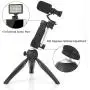 Comica Smartphone Video Rig Kit CVM-VM10-K2 Mini Tripod with Cardioid Directional Shotgun Video Microphone for iPhone 7 8 Plus XS max XR 11,Samsung S9 S10,LG Android Phones etc.(1/4&quot Jack)