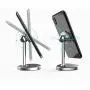 Sakula Magnetic Mount Tabletop Holder, Cell Phone Desk Stands 360 Rotation Hands Free Magnetic Phone Stand Silver Sakula Magnetic Mount Tabletop Holder, Cell Phone Desk Stands 360 Rotation Hands Free Magnetic Phone Stand Silver