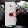 Phone Ring Holder Finger Kickstand - LANETNCY 360° Rotation Metal Ring Grip Stand for Strongly Magnetic Car Mount Compatible with All Smartphone(Red)