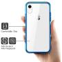 Mkeke Compatible with iPhone XR Case,Clear Anti-Scratch Shock Absorption Cover Case for iPhone XR… (Blue)