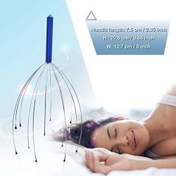 Scalp Massagers, Handheld Head Massage Tingler, Scratcher for Deep Relaxation, Hair Stimulation and Stress Relief (2 Pack, Random Colors)