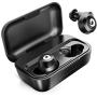 Wireless Earbuds TWS Bluetooth Earbuds Stereo Bluetooth 5.0 Headphones Sports IPX7 Waterproof Wireless Earphones with 2200mah Charging Case/Box, Built-in Mic … (Black)