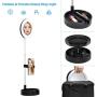Selfie LED Ring Light, 6.5‘’ Selfie Cirle Led Light with Stand & Phone Holder, Make-up Mirror USB Control with Camera Remote Shutter 10 Brightness Levels Dimmable LED Ring Light for Makeup, Game Live